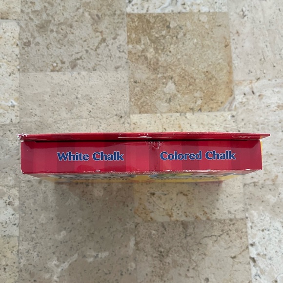 Wooden Chalkboard Blocks and Set of White and Multicolor Chalk - Picture 5 of 5